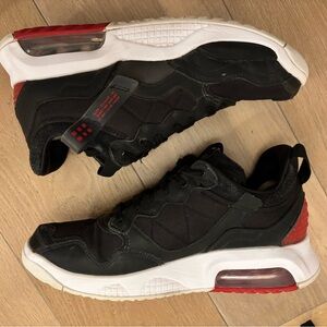 Jordan Black and Red Men's Sneakers